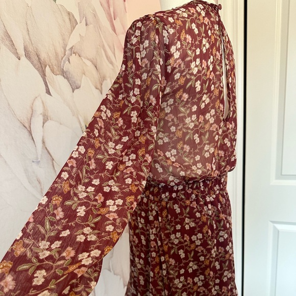 Floral Fall dress— size Medium - Picture 9 of 9